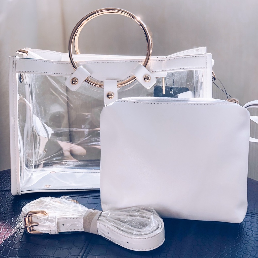 💓 SOLD 💓 CLEAR HANDBAG - Picture 2 of 2